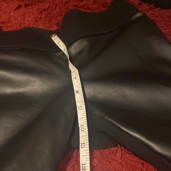 Club Monaco Tasha faux leather pull on Fit leggings Sz 8 - Picture 8 of 13